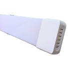 Luminária Led Linear Slim 120cm 3000k 54w Bivolt Completa