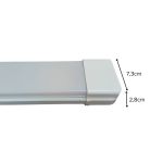 Luminária Led Linear Slim 120cm 3000k 54w Bivolt Completa