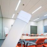 Luminária Led Linear Slim 120cm 6500k 80w Bivolt Completa