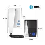 Interfone Porteiro Eletrônico Residencial Áudio Advance Hdl