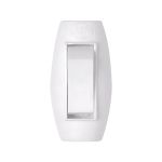 Interruptor Meio Fio Simples 6A Branco Ilumi