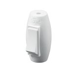 Interruptor Meio Fio Simples 6A Branco Ilumi