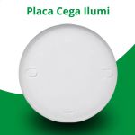 Placa Cega Redonda 4 Polegadas Branca