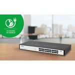 Switch 24 portas 10/100/1000M 24P SKD SG2400 QR+ Intelbras