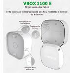 Caixa de Passagem Para CFTV Branca VBOX 1100 E Intelbras