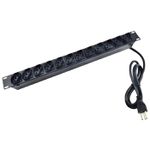 Régua Para Rack 19 Calha 12 Tomadas 2P+T 10A