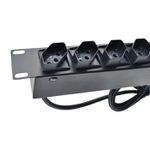 Régua Para Rack 19 Calha 12 Tomadas 2P+T 10A