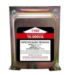 Autotransformador Conversor De Voltagem 10000va 110 / 220v