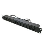 Régua Para Rack 19 Calha 12 Tomadas 2P+T 20A