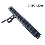 Régua Para Rack 19 Calha 12 Tomadas 2P+T 20A