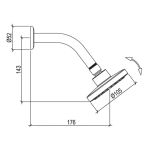 Ducha Fria Lorenzetti Loren One 7011 C16