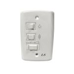 Controle de 3 Velocidades Parede p/Ventilador 127V c/Capacitor