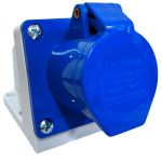 Tomada Industrial Sobrepor 2p+t 16a 220v Azul