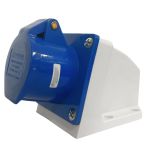 Tomada Industrial Sobrepor 2p+t 16a 220v Azul