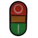 Botão Duplo Iluminação C/ Led 1na+1nf On/off Lk2-apbb