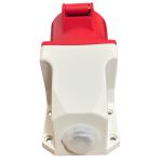 Tomada Industrial Sobrepor 32a 6h 380-415v 3p+t Ip44 Vermelha