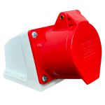 Tomada Industrial Sobrepor 32a 6h 380-415v 3p+t Ip44 Vermelha
