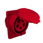 Tomada Industrial Embutir 3P+T+N 32A 380-415V 6H IP44 Vermelho