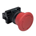 Botão Cogumelo Emergência Gira Destrava Vermelho 1nf Lk2-es542