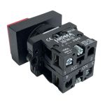 Botão Liga Desliga Duplo 1na+1nf Sem Iluminação Lk-el8425