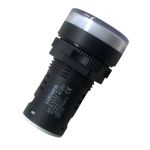 Sinaleiro Led Redondo Luz Branco 220v 22mm Lukma