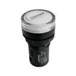 Sinaleiro Led Redondo Luz Branco 220v 22mm Lukma