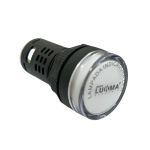 Sinaleiro Led Redondo Luz Branco 220v 22mm Lukma