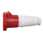 Acoplamento Tomada Industrial 63A 6H 380-415V 3P+T Ip65 Vermelho