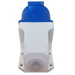 Tomada Industrial Sobrepor 3p+t+n 32a 220v 9h Azul
