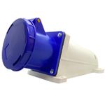 Tomada Industrial Sobrepor 2P+T 63A 220-240V 6H Azul
