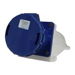 Tomada Industrial Sobrepor 2P+T 63A 220-240V 6H Azul