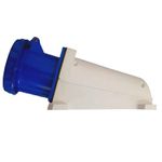 Tomada Industrial Sobrepor 2P+T 63A 220-240V 6H Azul