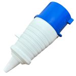 Plugue De Tomada Industrial 32a 9h 220-240v 3p+t+n Ip44 Azul