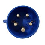 Plugue De Tomada Industrial 32a 9h 220-240v 3p+t+n Ip44 Azul
