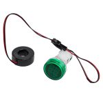 Voltímetro Amperímetro Digital 22mm Verde 60 500v 100a Lukma