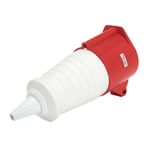 Acoplamento Tomada Industrial 3P+T+N 32A 6H 380-415V Ip44 Vermelho