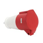 Acoplamento Tomada Industrial 3P+T+N 32A 6H 380-415V Ip44 Vermelho