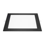 Luminária Led Embutir 18w Quadrada Borda Preta 6500k Fria