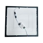 Luminária Led Embutir 18W Quadrada Borda Preta 3000K Quente