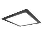 Luminária Led Embutir 18W Quadrada Borda Preta 6500k Fria