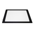 Luminária Led Embutir 24w Quadrada Borda Preta 3000k Quente
