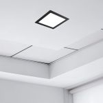 Luminária Led Embutir 24w Quadrada Borda Preta 6500k Fria