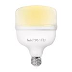Lâmpada Led Bulbo Alta Potência 40W 3000K Luz Quente Bivolt