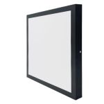 Plafon Preto Quadrado 36w Led Sobrepor 6500k Luz Branca Fria
