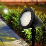 Luminária Espeto Jardim Led 6W 3000k Branco Quente Bivolt