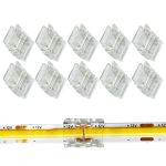 Kit 10 Conectores Emenda Reta Fita Led 10mm 127/220V