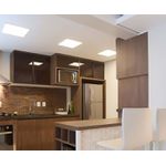 Painel Plafon Led Embutir Quadrado 3000k 12w Bivolt