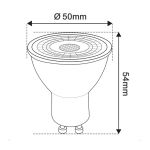 Lâmpada Led Dicroica Mr16 Gu10 4,8w 2700k Branco Quente