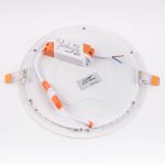 Painel Plafon Led Embutir Redondo 18w 4000k Branco Neutro