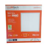 Painel Plafon Led de Embutir Quadrado 4000K 50w Bivolt LLUM